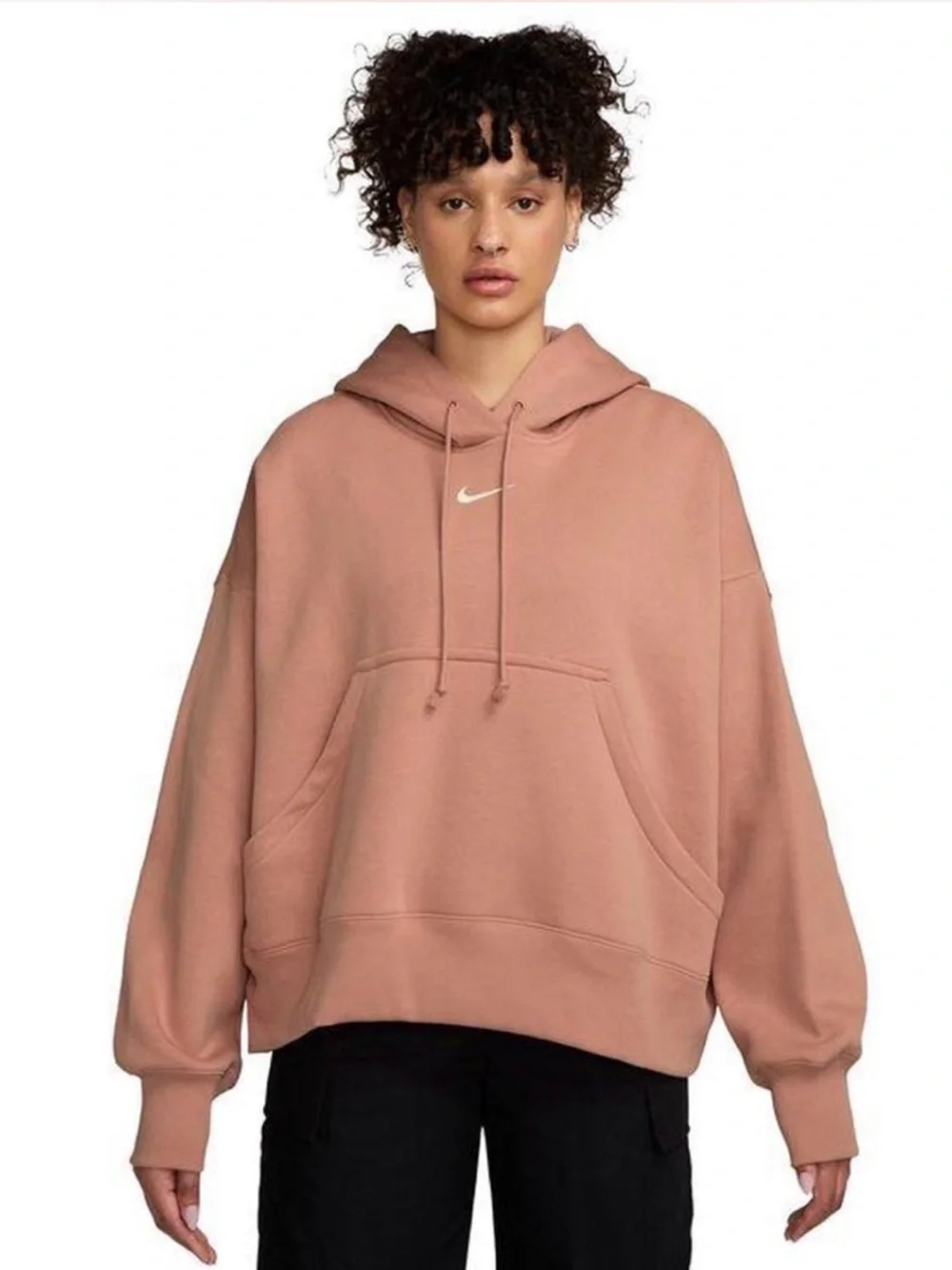 Nike Center Swoosh Sportwear
Fleece Oversized Pullover Hoodie‎ size medium